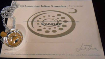 Consegna attestati Sommelier