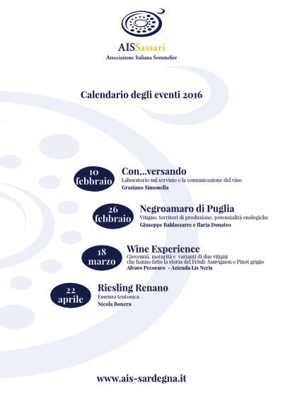Incontri di approfondimento sul vino a Sassari