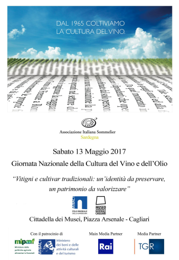 A Cagliari la giornata Nazionale della Cultura del vino e dell’Olio 2017