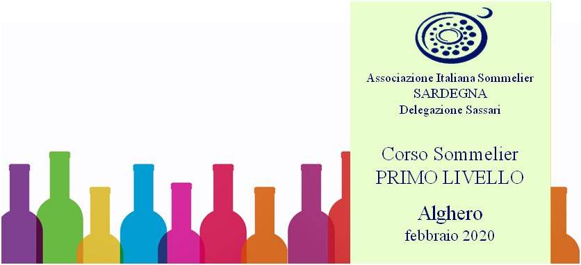 ALGHERO – Corso Sommelier 1° Livello – febbraio 2020