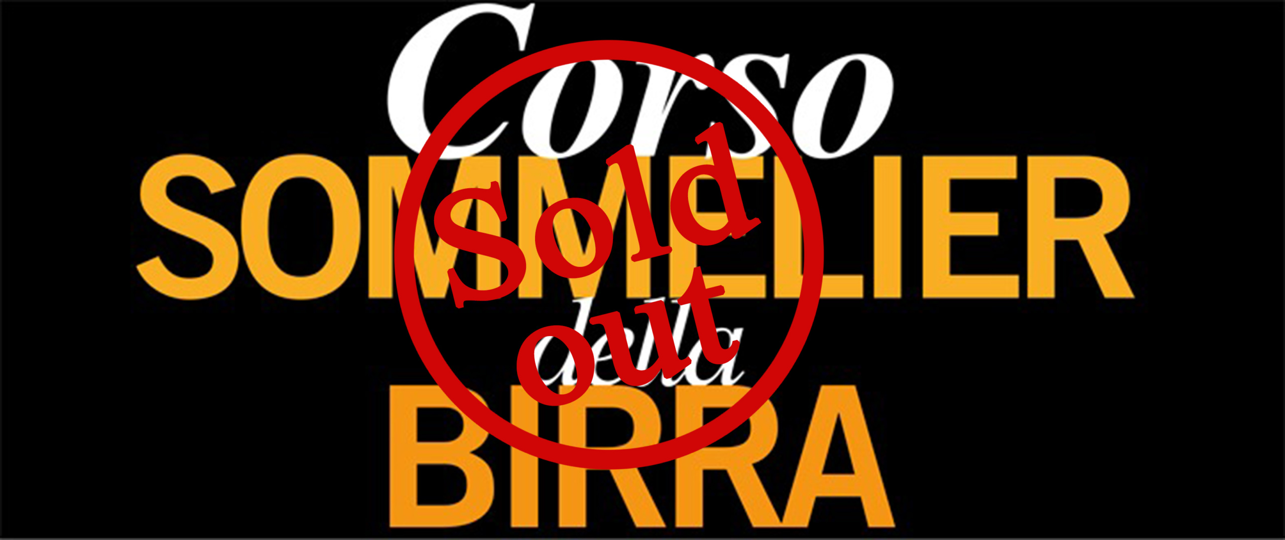 1° CORSO SOMMELIER DELLA BIRRA
